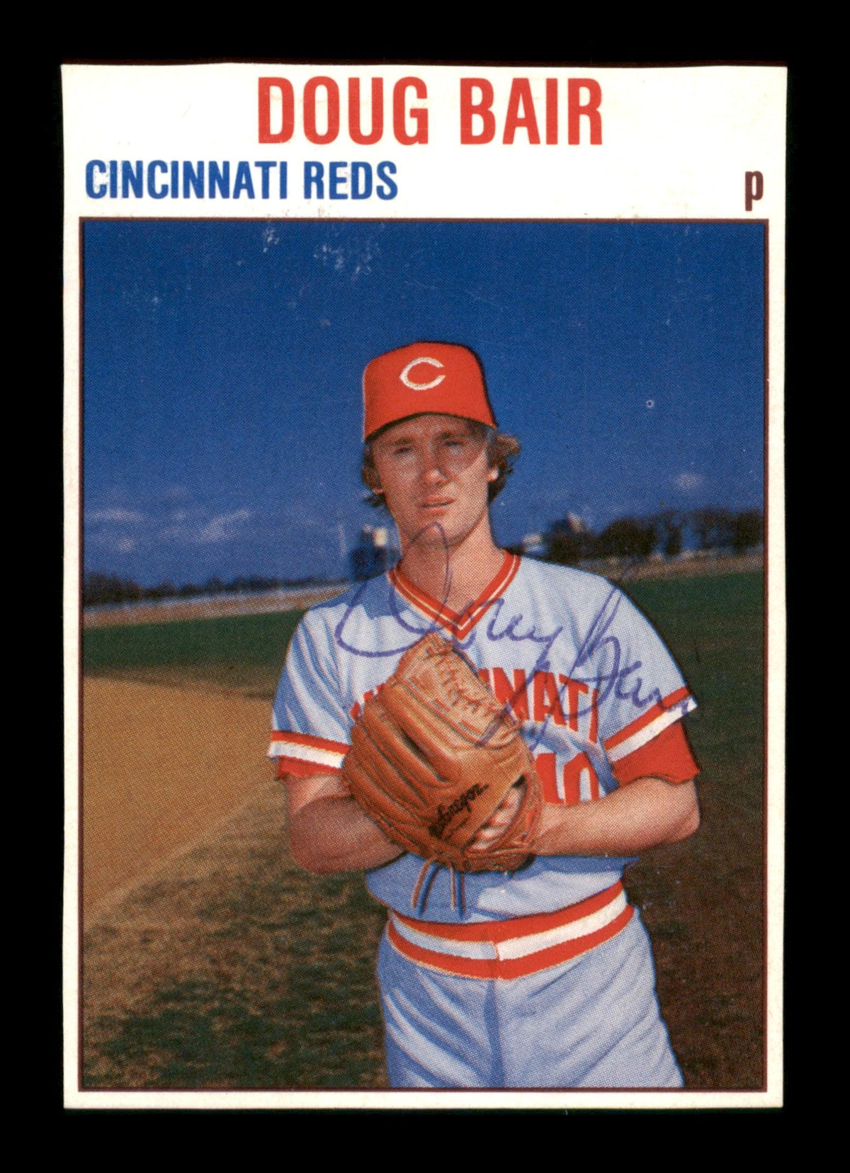Doug Bair Autographed 1979 Hostess Card #3 Cincinnati Reds SKU #205298 ...