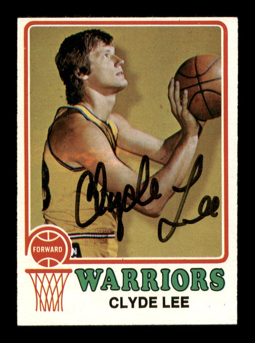 Clyde Lee Autographed 1973-74 Topps Card #143 Golden State Warriors SKU #205318 - RSA