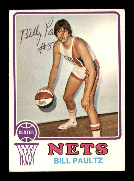 Billy Paultz Autographed 1973-74 Topps Card #216 New York Nets SKU #205321 - RSA