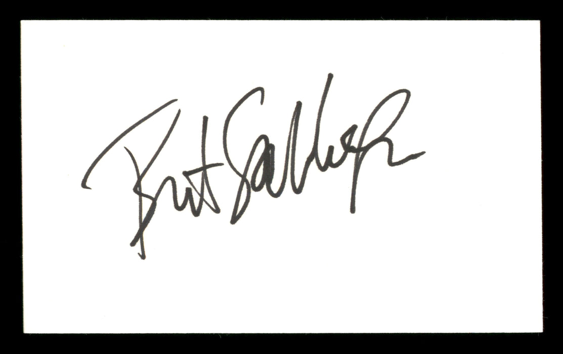 Bret Saberhagen Autographed 3x5 Index Card Kansas City Royals SKU #205376 - RSA