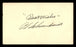 Red Schoendienst Autographed 3.5x5.5 Government Post Card St. Louis Cardinals "Best Wishes" SKU #205415 - RSA