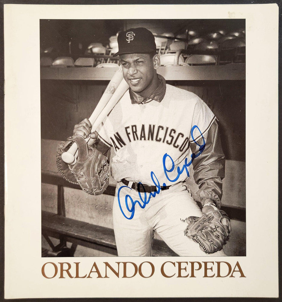 Orlando Cepeda Autographed 9x9.5 Book San Francisco Giants Beckett BAS #BE16982 - RSA