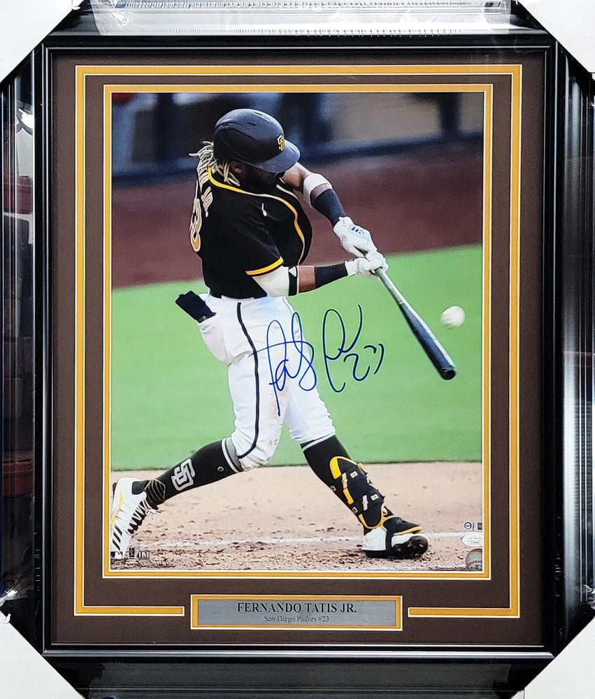 Fernando Tatis Jr. Autographed Framed 16x20 Photo San Diego Padres JSA #JJ26663 - RSA
