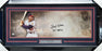Hank Aaron Autographed Framed 10x30 Panoramic Photo Milwaukee Braves "755 HOF 82" Fanatics Holo #1087385 - RSA
