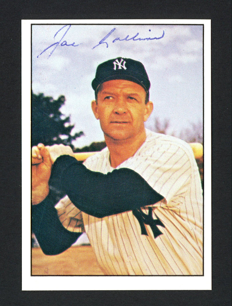 Joe Collins Autographed 1979 TCMA Card #21 New York Yankees SKU #162267 - RSA