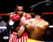 Sugar Ray Leonard Autographed 8x10 Photo vs. Thomas "Hitman" Hearns PSA/DNA Stock #177809 - RSA