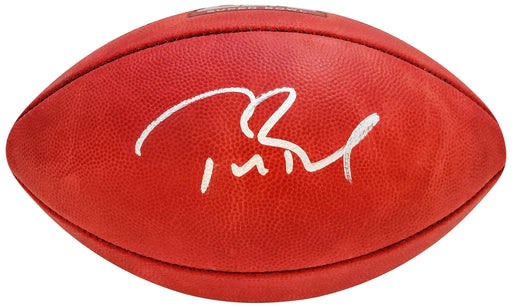 Tom Brady Autographed Official SB LI Leather Football New England Patriots Fanatics Holo Stock #205689 - RSA