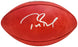 Tom Brady Autographed Official SB LI Leather Football New England Patriots Fanatics Holo Stock #205689 - RSA