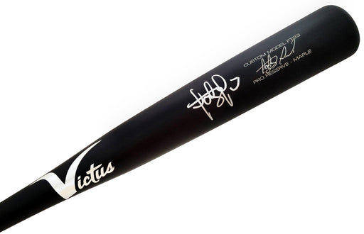 Fernando Tatis Jr. Autographed Matte Black Victus Player Model Bat San Diego Padres (Marks) Beckett BAS Stock #205850 - RSA