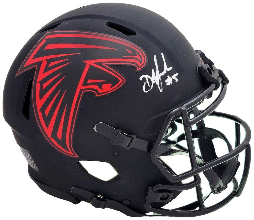 Drake London Autographed Atlanta Falcons Eclipse Black Full Size Authe — RSA