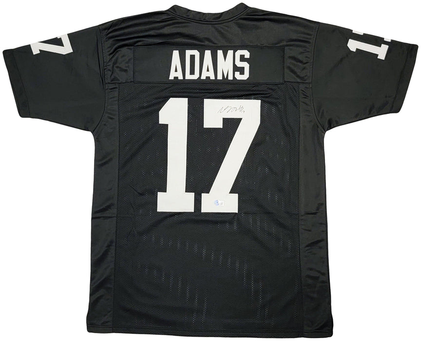 Las Vegas Raiders Davante Adams Autographed Black Jersey Beckett BAS QR Stock #206043 - RSA