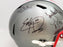 Archie Griffin, Eddie George & Troy Smith Autographed Ohio State Buckeyes Flash Gray Full Size Replica Speed Helmet "Heisman" Beckett BAS QR Stock #203901 - RSA