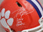 Travis Etienne Autographed Clemson Tigers Orange Full Size Authentic Speed Helmet "2018 Natl Champs!" Beckett BAS QR Stock #205673 - RSA
