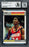 Hakeem Olajuwon Autographed 1987-88 Fleer Card #80 Houston Rockets Auto Grade Gem Mint 10 Beckett BAS #14128166 - RSA