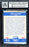 Hakeem Olajuwon Autographed 1987-88 Fleer Stickers Card #3 Houston Rockets Auto Grade Gem Mint 10 Beckett BAS Stock #205733 - RSA