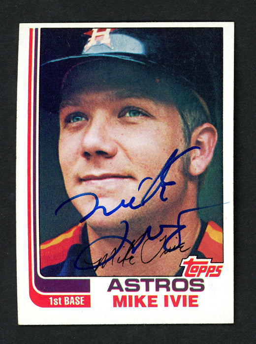 Mike Ivie Autographed 1982 Topps Card #734 Houston Astros SKU # 158551 - RSA