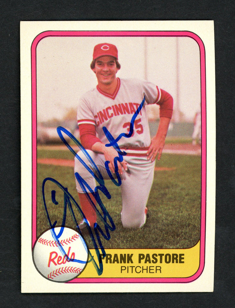 Frank Pastore Autographed 1981 Fleer Card #204 Cincinnati Reds SKU # 158572 - RSA