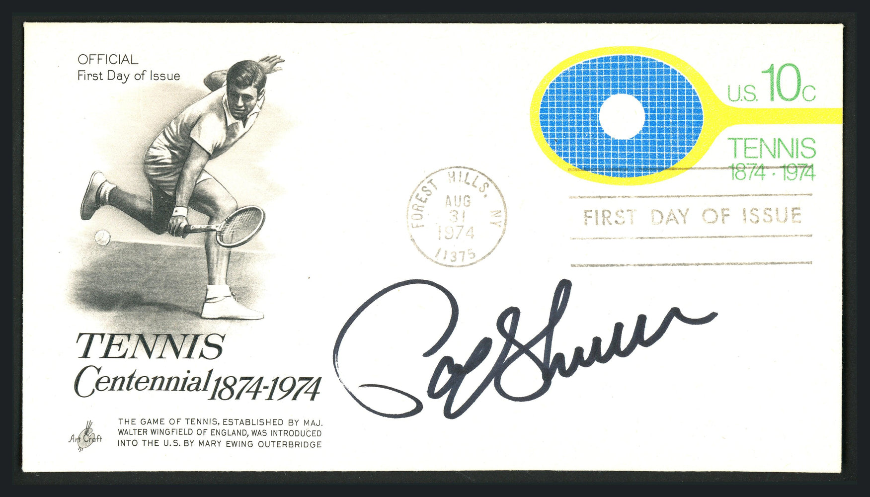 Pam Shriver Autographed First Day Cover Tennis SKU #164925 - RSA