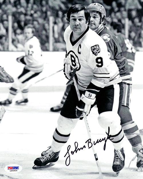 John Bucyk Autographed 8x10 Photo Boston Bruins PSA/DNA #L64924 - RSA