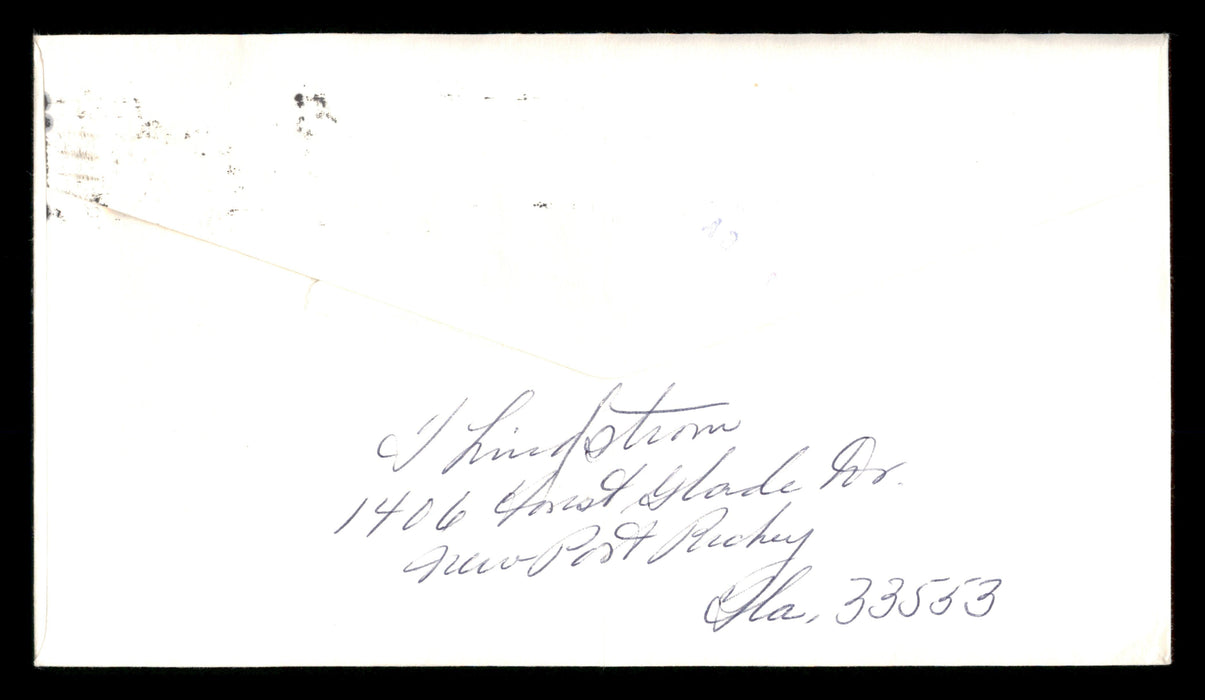 Fred "Freddie" Lindstrom Autographed 3.5x6.5 Envelope Cincinnati Reds SKU #196220 - RSA