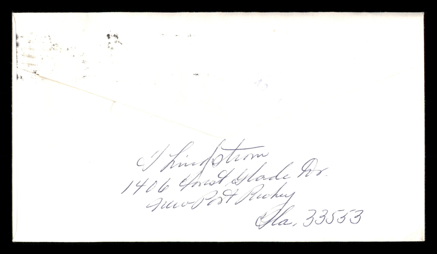 Fred "Freddie" Lindstrom Autographed 3.5x6.5 Envelope Cincinnati Reds SKU #196220 - RSA