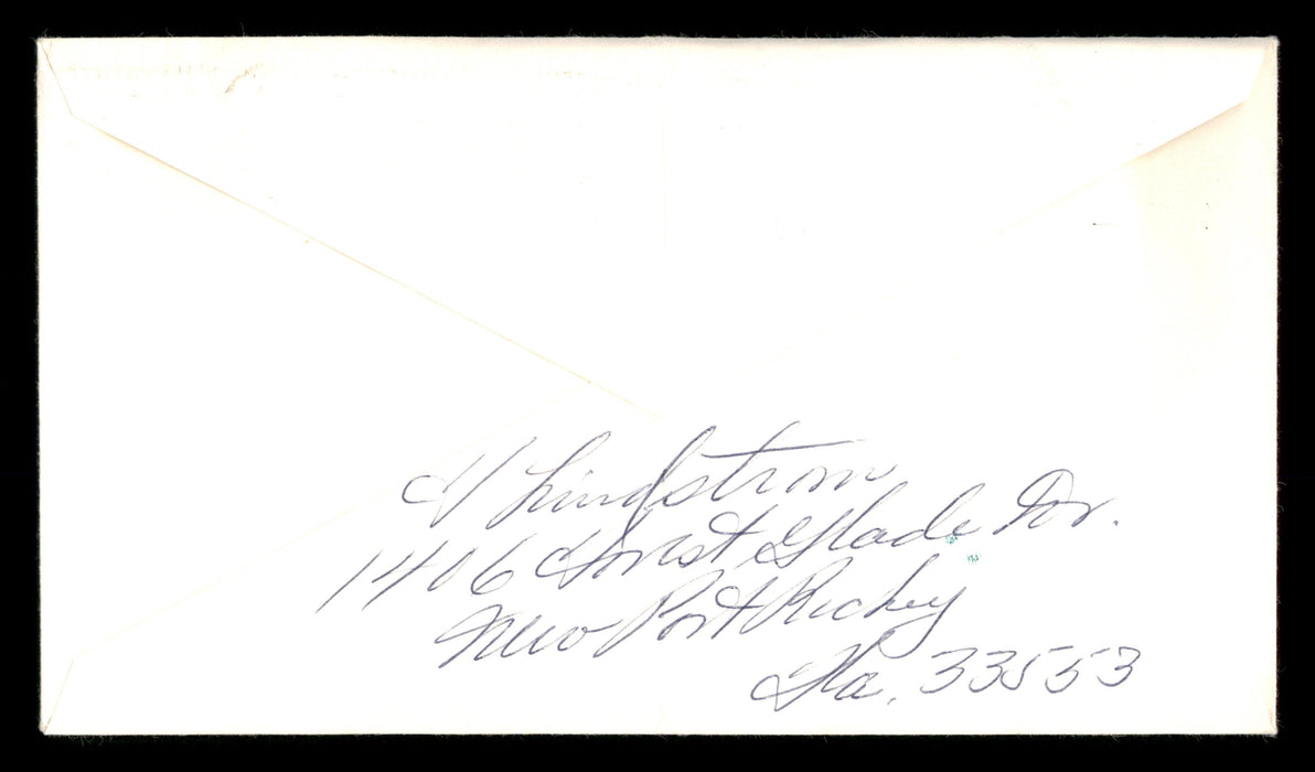 Fred "Freddie" Lindstrom Autographed 3.5x6.5 Envelope Cincinnati Reds SKU #196221 - RSA