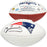 Mac Jones Autographed New England Patriots White Logo Football Beckett BAS Witness Stock #206521 - RSA