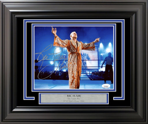 Ric Flair Autographed Framed 8x10 Photo "16x" JSA Stock #206935 - RSA
