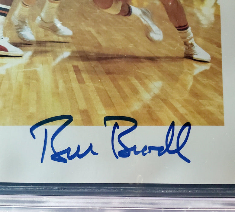 Bill Bradley Autographed 8.5x11 Photo Sheet New York Knicks Beckett BAS Stock #196065 - RSA