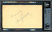 Sam Zoldak Autographed 3.25"x5.25" Government Postcard Cleveland Indians "Sincerely" Beckett BAS #14232635 - RSA