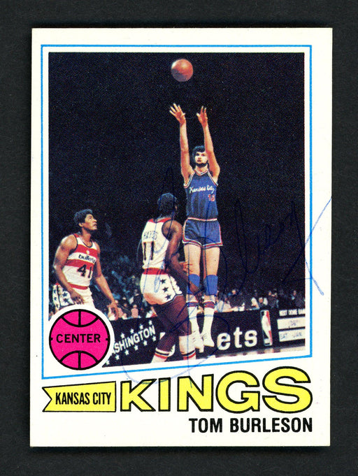 Tom Burleson Autographed 1977-78 Topps Card #97 Kansas City Kings SKU # 158668 - RSA