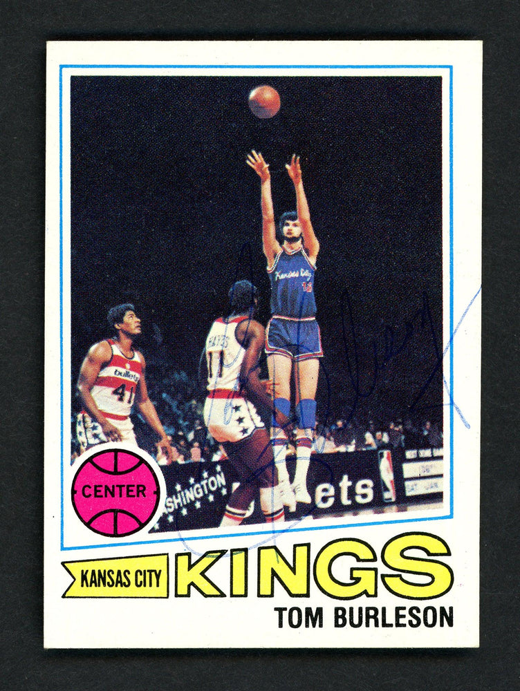 Tom Burleson Autographed 1977-78 Topps Card #97 Kansas City Kings SKU # 158668 - RSA