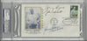 knute rockne first day cover signed by 4 heisman trophy winners lujack bertelli huarte lattner psa 8 certificate of authenticity