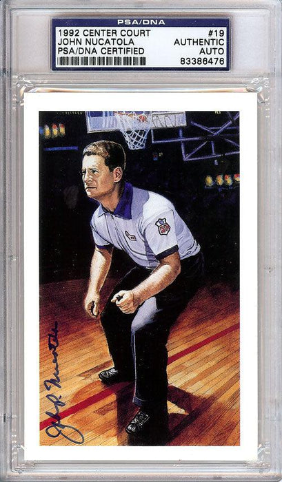 John Nucatola Autographed 1992 Center Court Card #19 PSA/DNA #83386476 - RSA