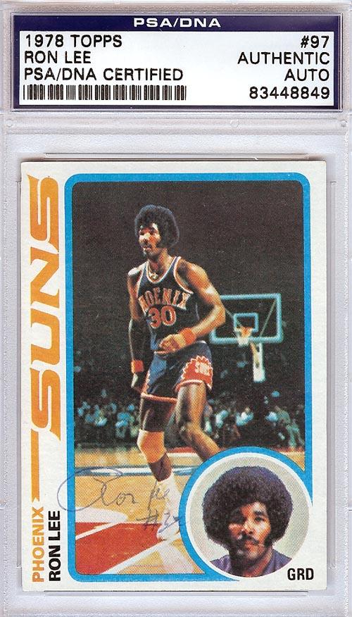 Ron Lee Autographed 1978 Topps Card #97 Phoenix Suns PSA/DNA #83448849 - RSA