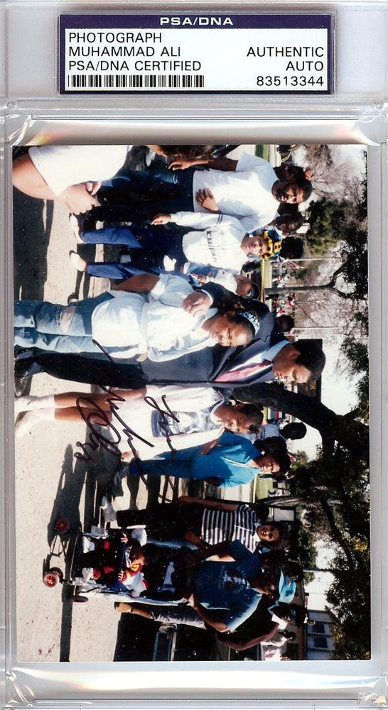 Muhammad Ali Autographed 3x5 Photo PSA/DNA #83513344 - RSA
