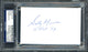 Scotty Morrison Autographed 3x5 Index Card NHL Referee & President "HHOF '99" PSA/DNA #83721093 - RSA
