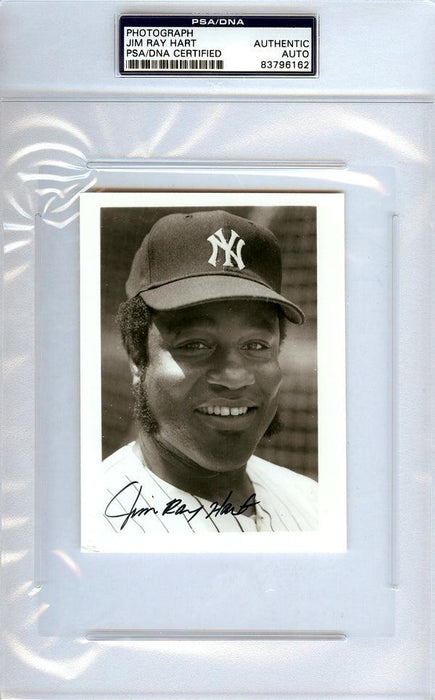 Jim Hart Autographed 3.5x5 Photo New York Yankees PSA/DNA #83796162 - RSA