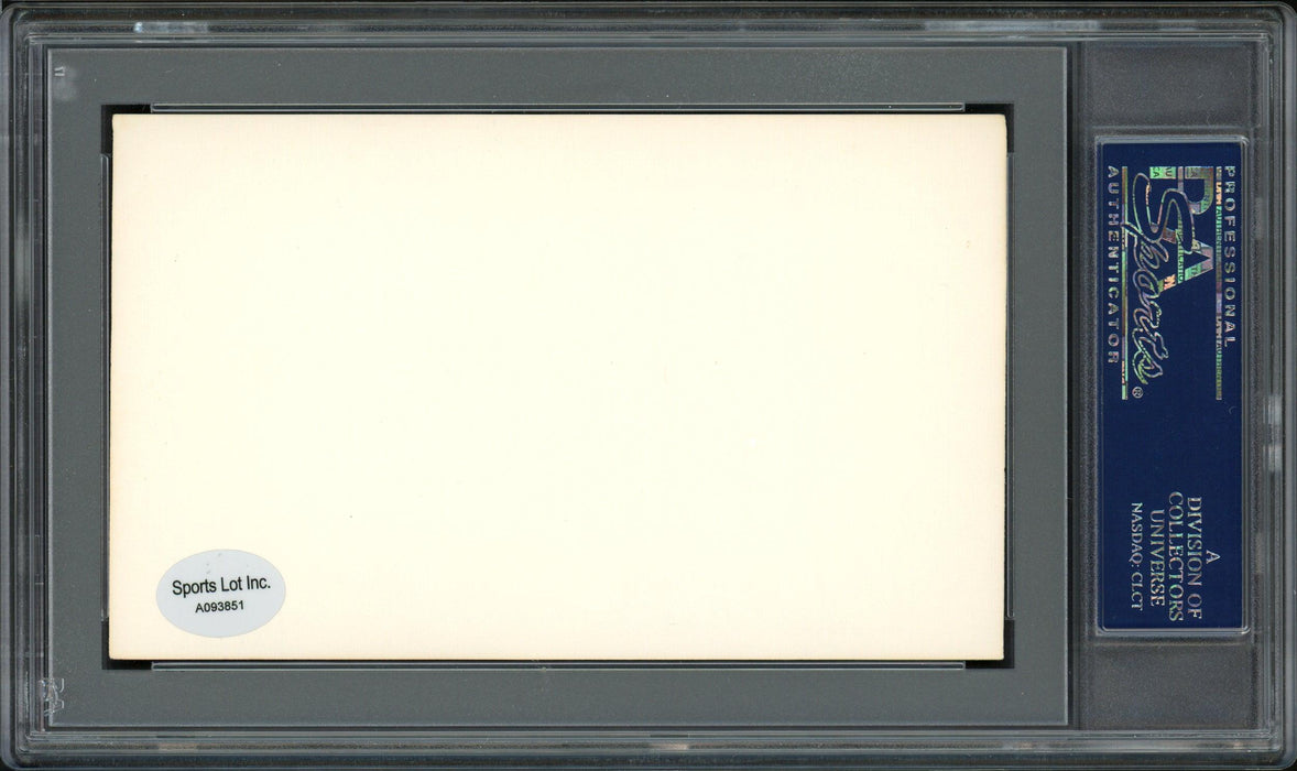 Rod Carew Autographed 3x5 Index Card Minnesota Twins, California Angels Vintage Signature PSA/DNA #83862159 - RSA