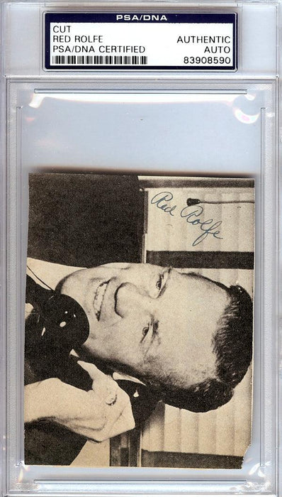 Red Rolfe Autographed 3x4 Newspaper Page Photo New York Yankees, Detroit Tigers PSA/DNA #83908590 - RSA