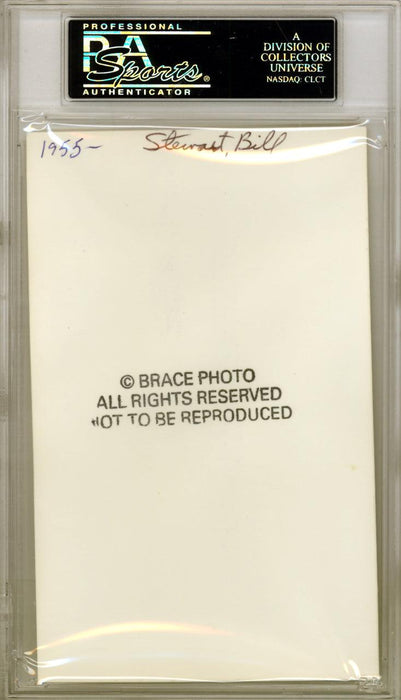 Bill Stewart Autographed 3.5x5.5 Photo Kansas City A's PSA/DNA #83964178 - RSA