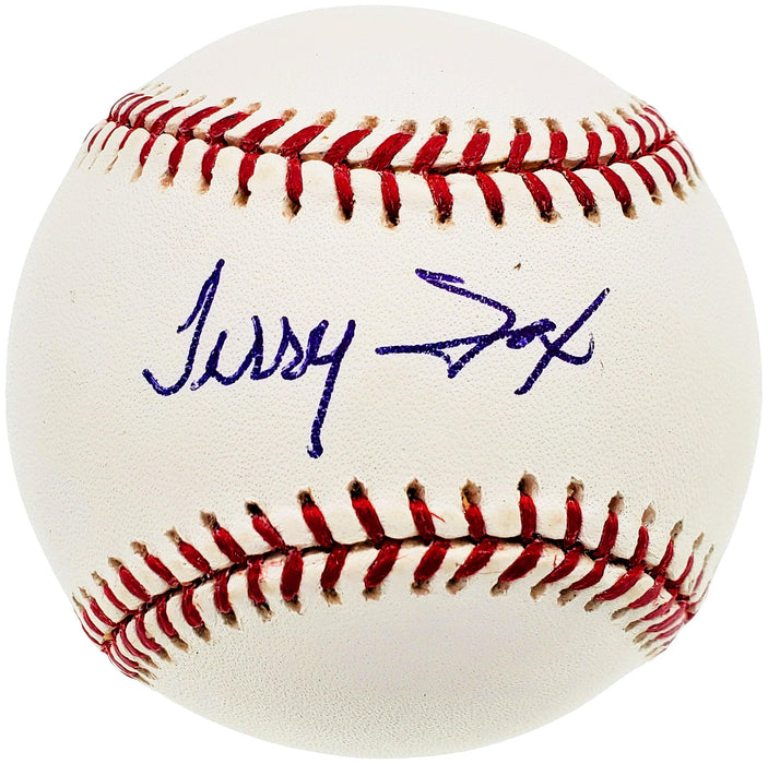 Terry Fox Autographed Official MLB Baseball Detroit Tigers, Atlanta Braves Tristar #8016194 - RSA