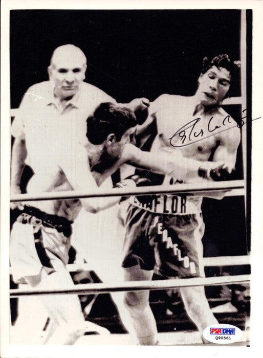 Carlos Monzon Autographed 6.5x9 Wire Photo PSA/DNA #Q90561 - RSA