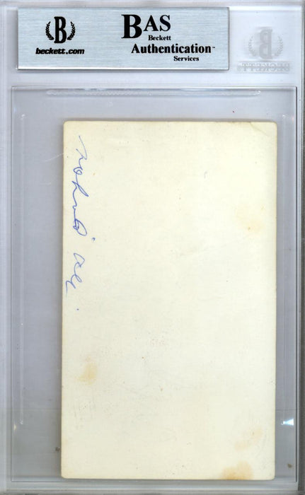 Muhammad Ali Autographed 3x5 Index Card Vintage Beckett BAS #9769350 - RSA