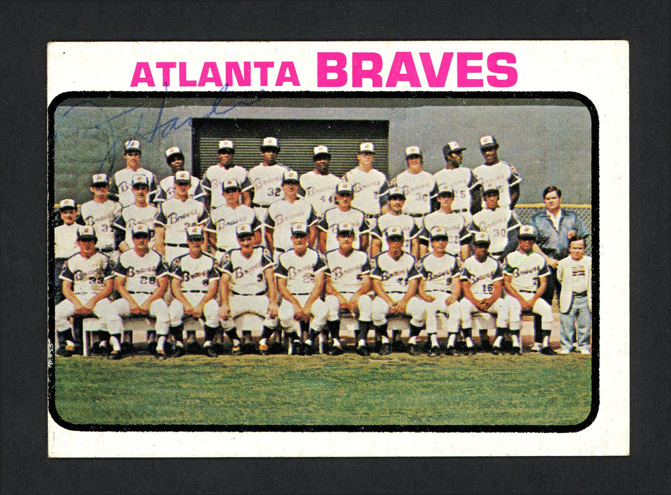 Jim Hardin Autographed 1973 Topps Card #521 Atlanta Braves SKU #165355 - RSA