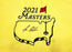 Lee Elder Autographed Yellow 2021 Masters Pin Flag Beckett BAS Stock #197115 - RSA