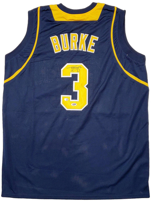 Michigan Wolverines Trey Burke Autographed Blue Jersey PSA/DNA Stock #197116 - RSA