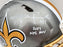 Alvin Kamara Autographed New Orleans Saints Flash Silver Full Size Authentic Speed Helmet "2017 NFL ROY" Beckett BAS QR Stock #197145 - RSA