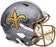 Alvin Kamara Autographed New Orleans Saints Flash Silver Full Size Authentic Speed Helmet "6 TDs 12-25-2020" Beckett BAS QR Stock #197146 - RSA