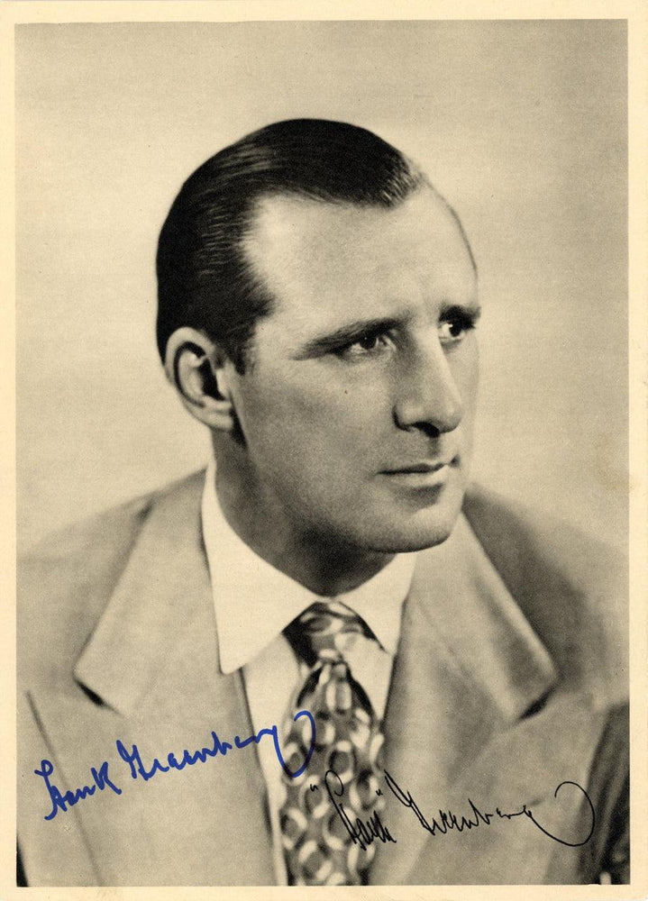Hank Greenberg Autographed 6.5x9 Photo Picture Pack 1948 Cleveland Indians Gem Mint 10 Beckett BAS #A71767 - RSA
